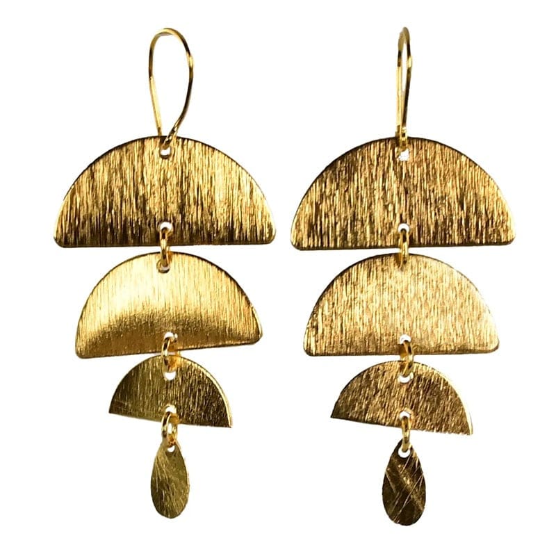 Euro Gold Earrings | B176 - Jewellery