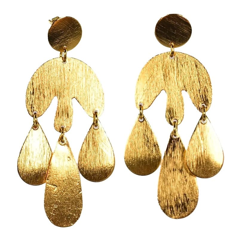 Euro Gold Earrings | B177 - Jewellery