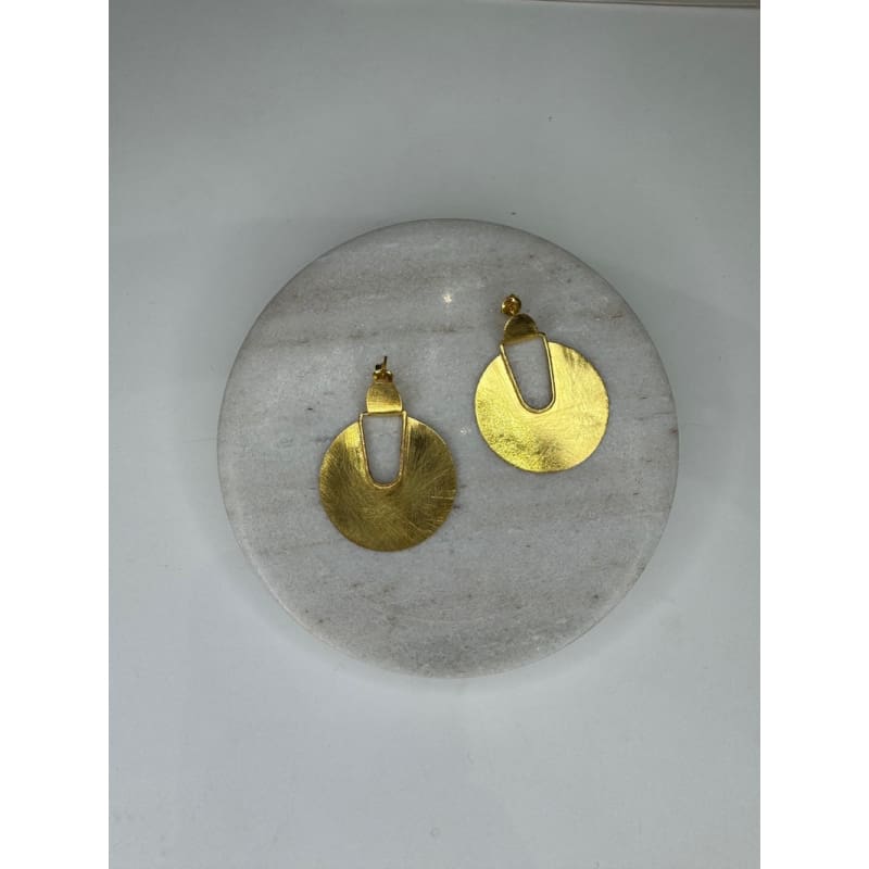 Euro Gold Earrings | B241 - Jewellery
