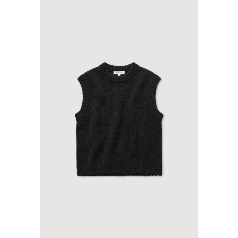 Everly Knit Vest| Black - Knitwear