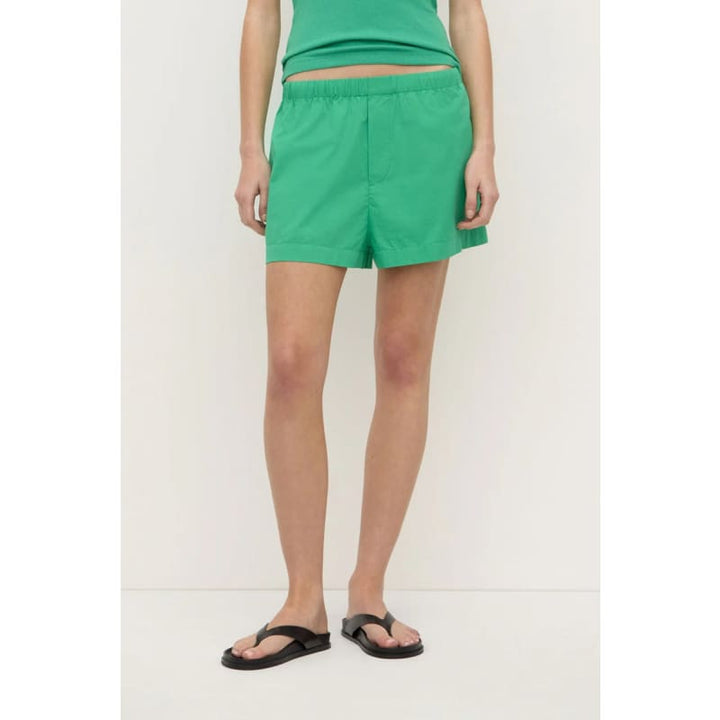 Everyday Poplin Short | Bright Green - Bottoms