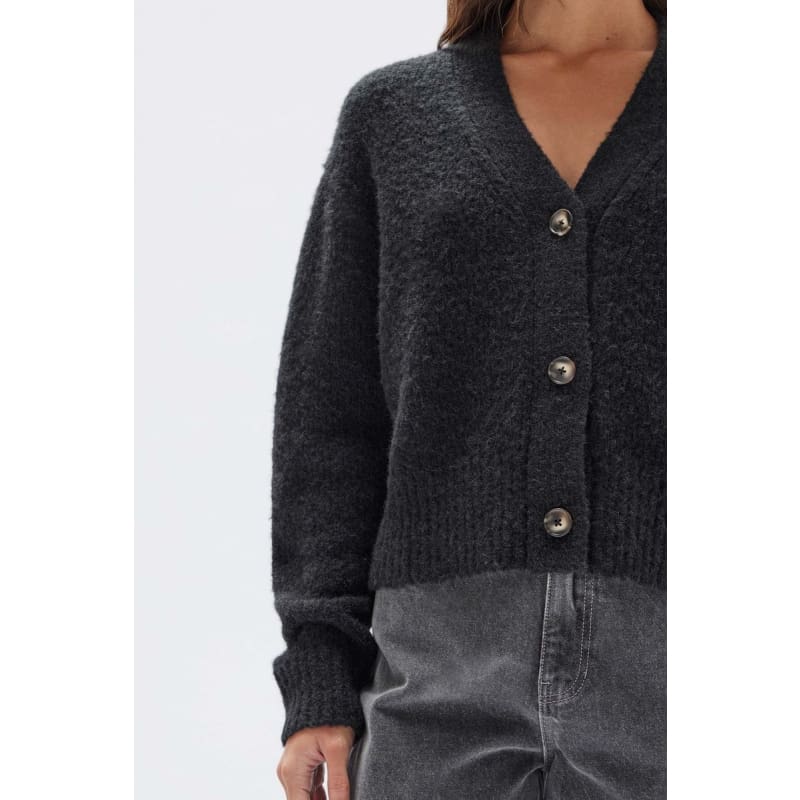 Evi Wool Cardigan | Black - Tops