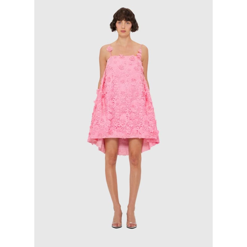 Fifi Lace Mini Dress | Bubblegum - Dress