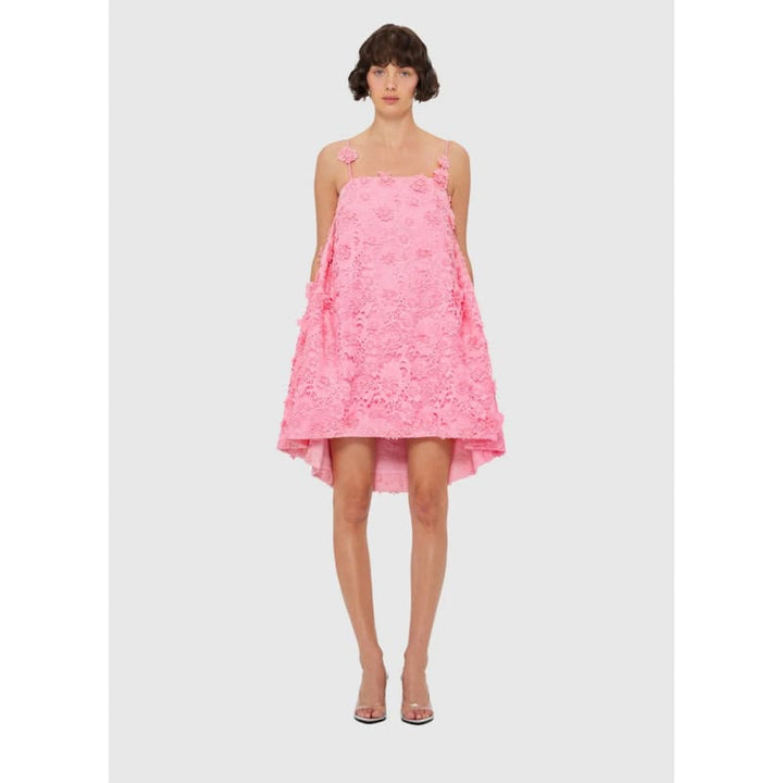 Fifi Lace Mini Dress | Bubblegum - Dress