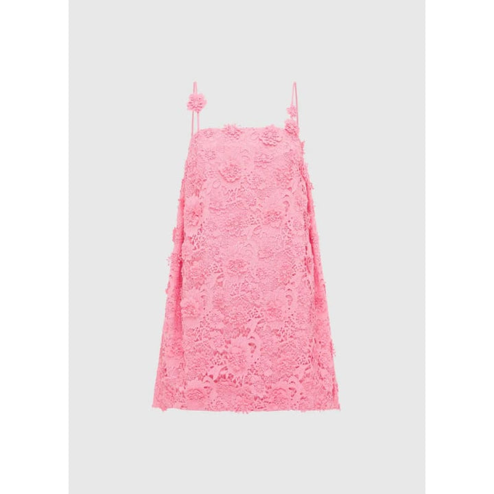 Fifi Lace Mini Dress | Bubblegum - Dress