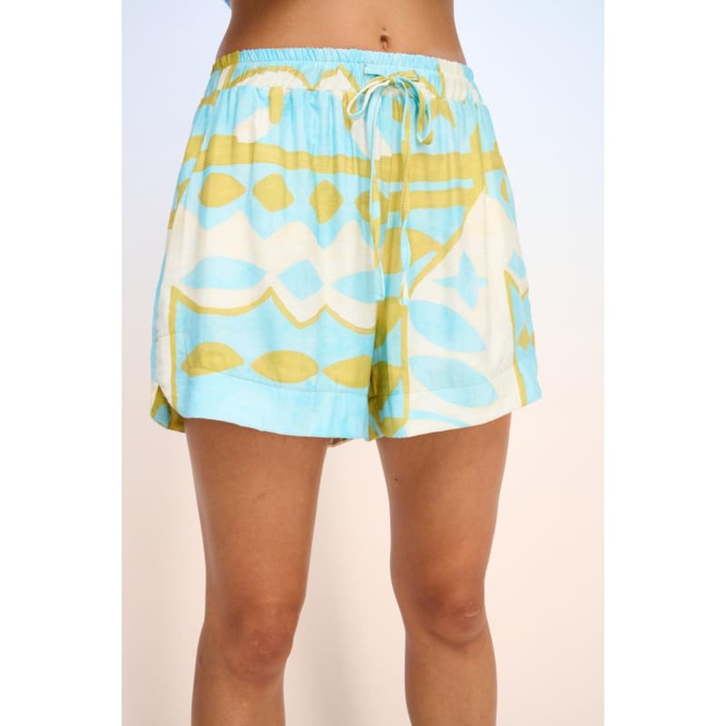 Fish Print Short - Bottoms
