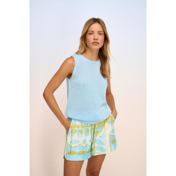 Fish Print Short - Bottoms