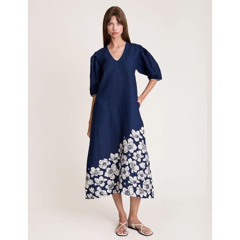 Fleur Dress | Navy - Dress