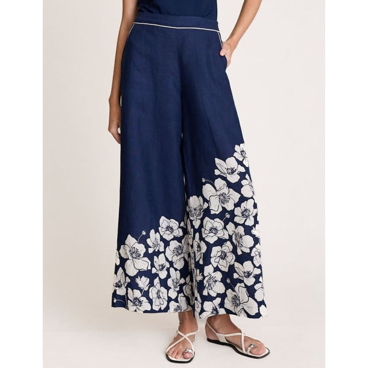 Fleur Pant | Navy - Bottoms