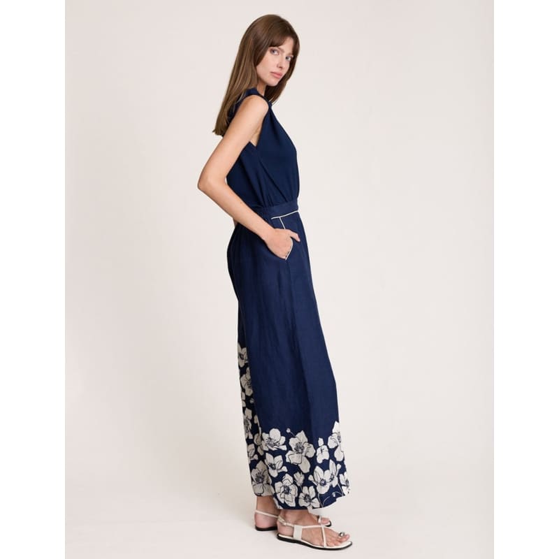 Fleur Pant | Navy - Bottoms