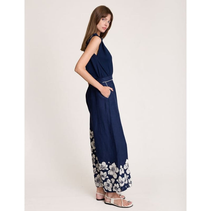 Fleur Pant | Navy - Bottoms