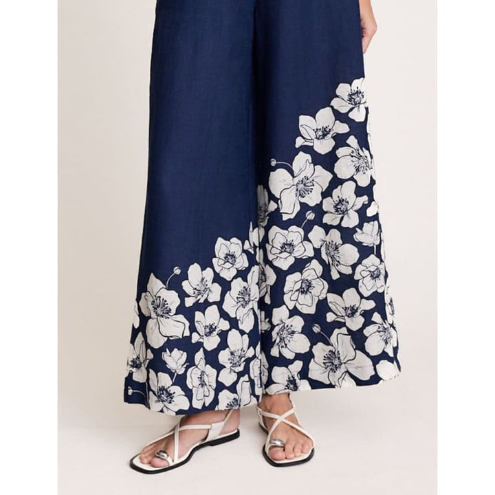 Fleur Pant | Navy - Bottoms