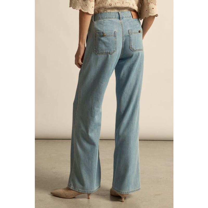 Flint Jean | Light Washed Denim - Bottoms