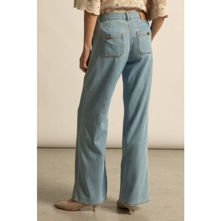 Flint Jean | Light Washed Denim - Bottoms