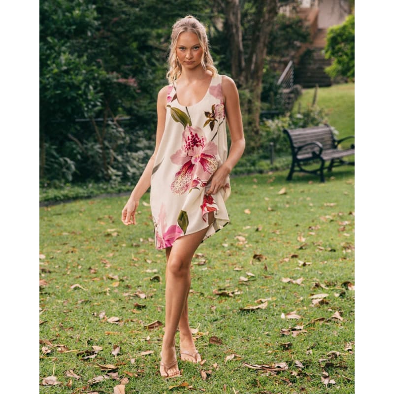 Floral Fantasy Mini Dress - Dress
