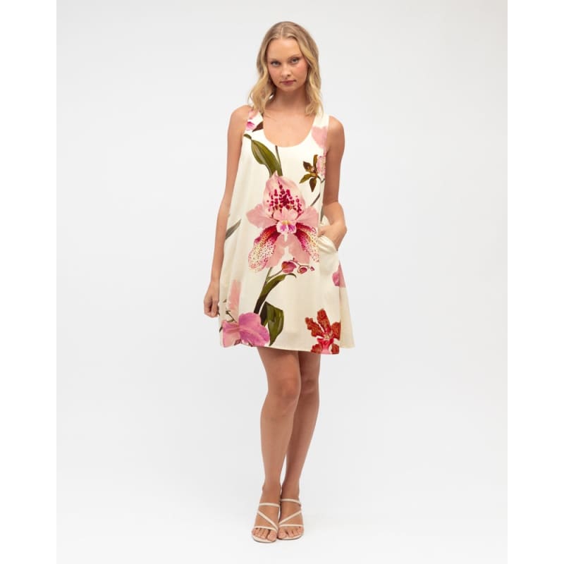 Floral Fantasy Mini Dress - Dress