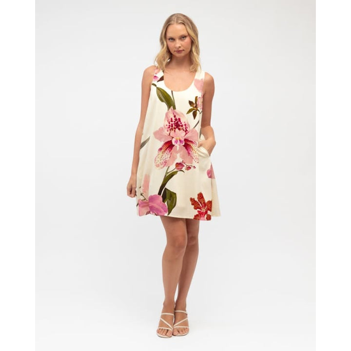Floral Fantasy Mini Dress - Dress