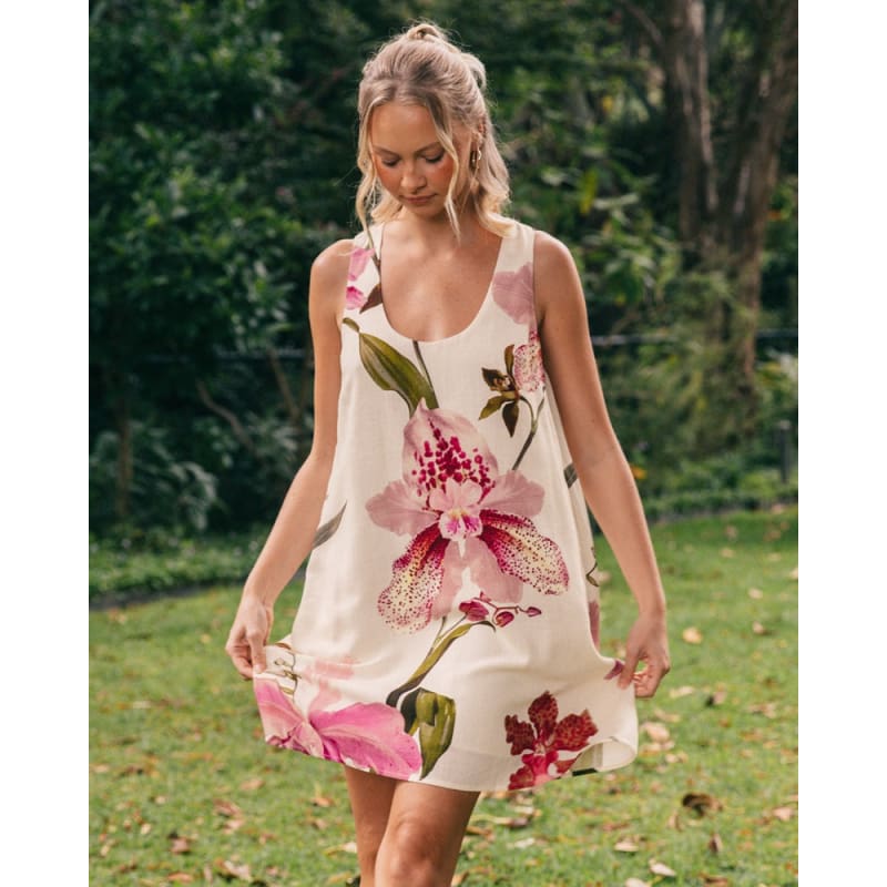 Floral Fantasy Mini Dress - Dress