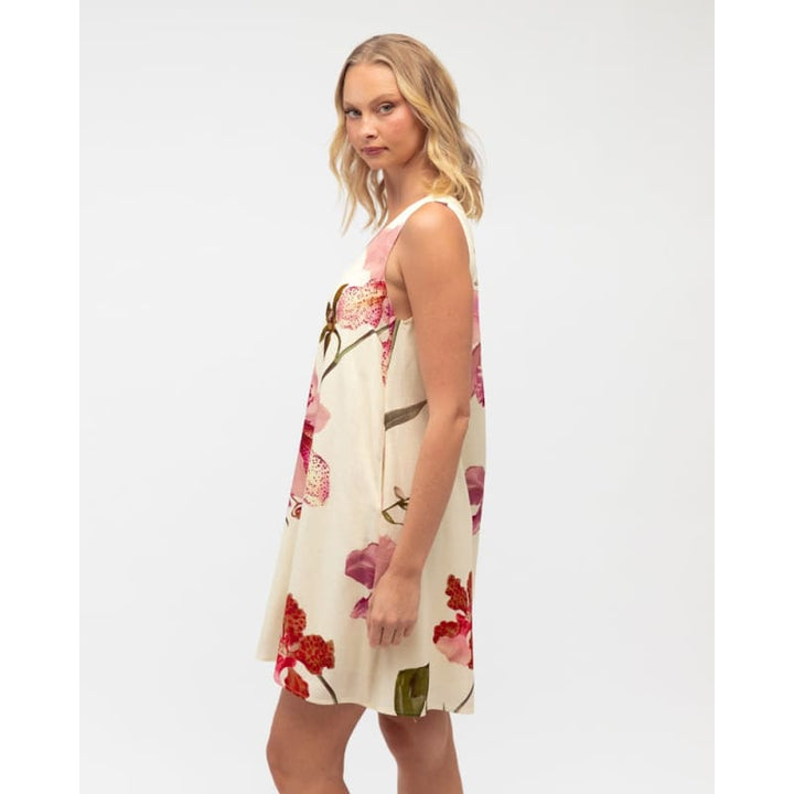 Floral Fantasy Mini Dress - Dress