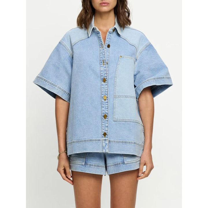 Florence Denim Shirt - Tops