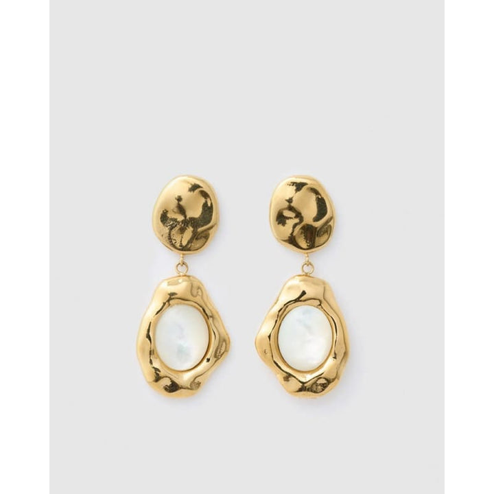 Florentine Mother of Pearl Earrings - Jewellery