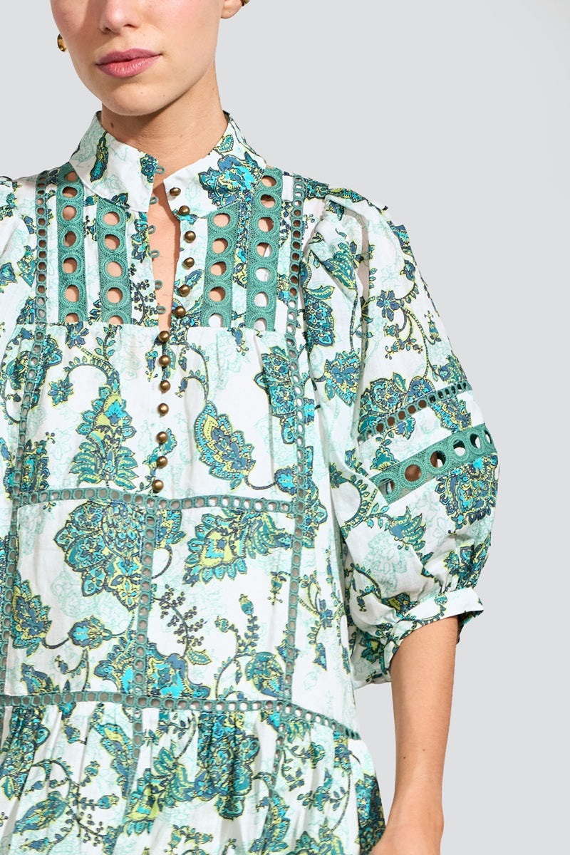 Flutter Dress | Garden Paisley