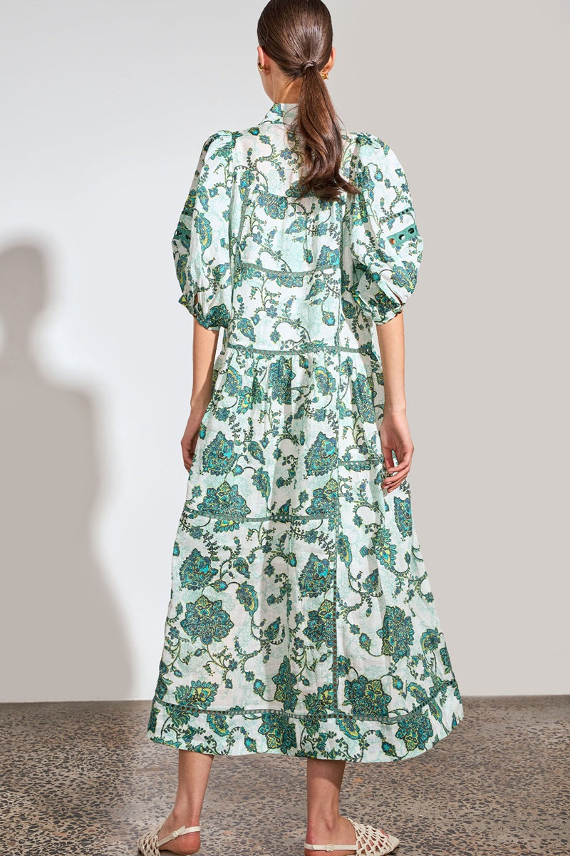 Flutter Dress | Garden Paisley