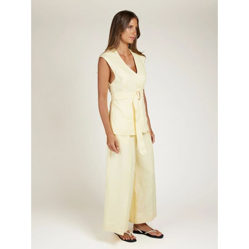 Fold Pant | Lemon - Bottoms