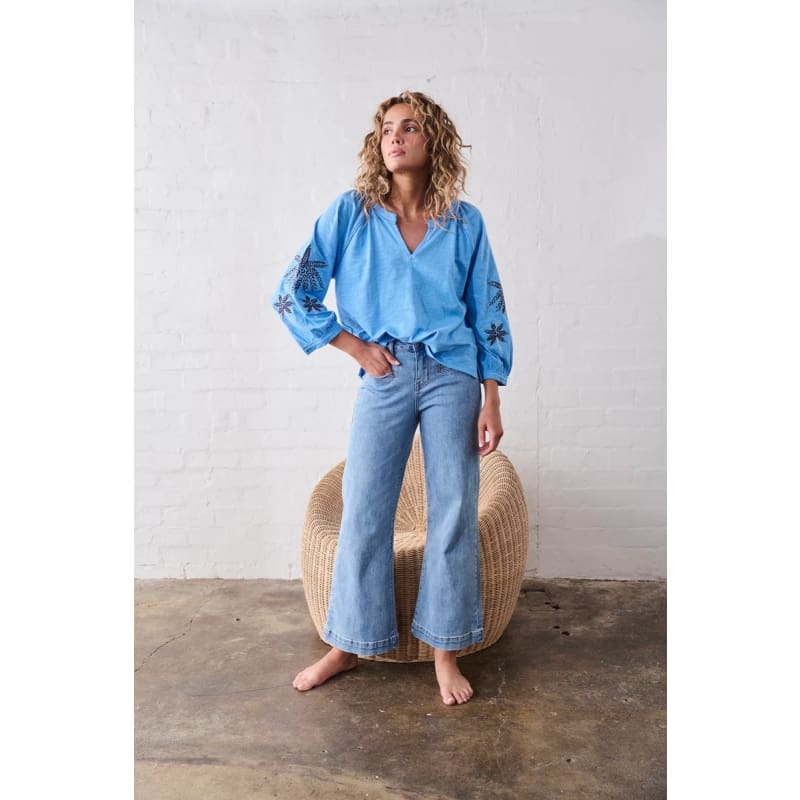 Freya Jean | 70’s Blue - Bottoms