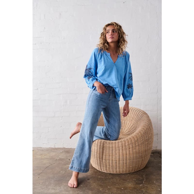 Freya Jean | 70’s Blue - Bottoms