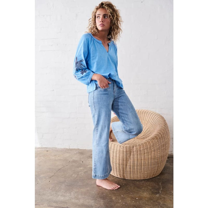 Freya Jean | 70’s Blue - Bottoms