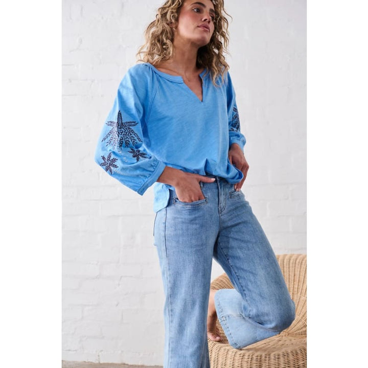 Freya Jean | 70’s Blue - Bottoms