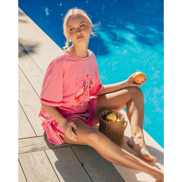 Friendshrimp Set | Pink - Tops