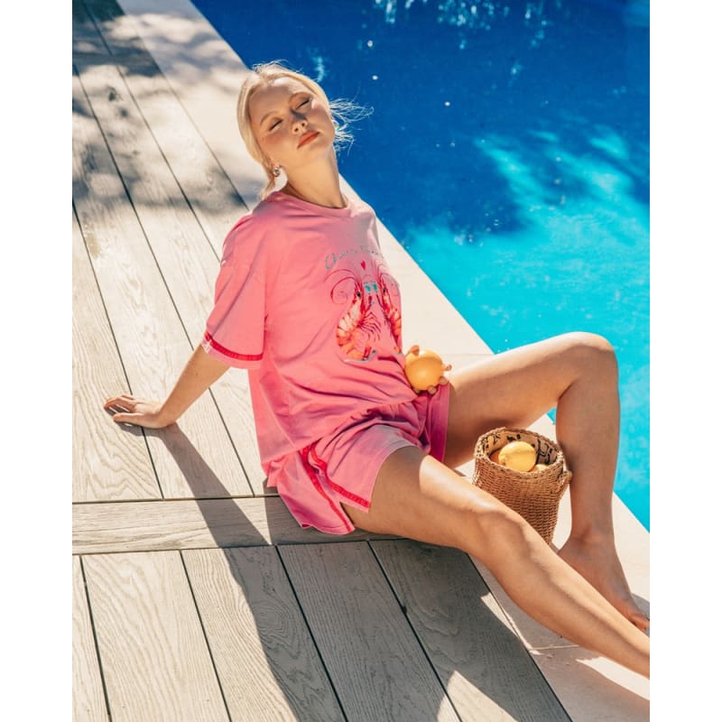 Friendshrimp Set | Pink - Tops