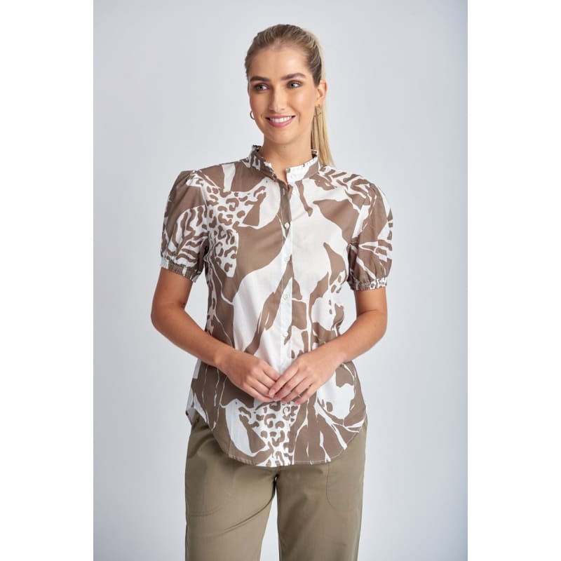 Frill Collared Shirt | Twig Jungle - Tops