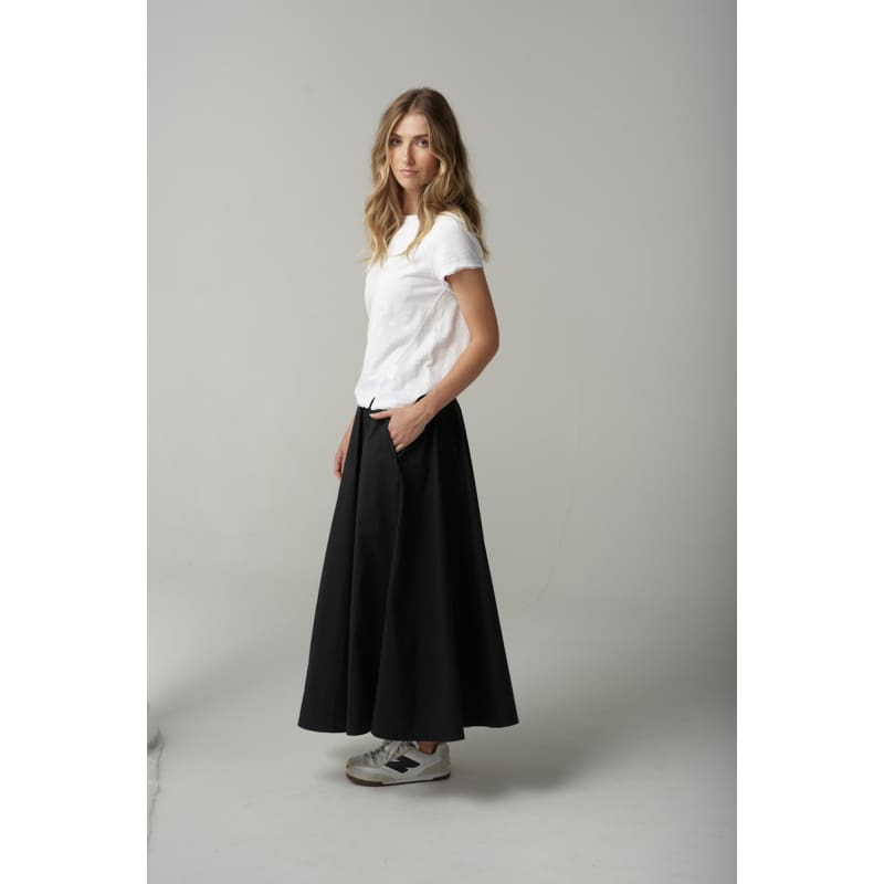 Full Maxi Skirt | Black C1564 Bottoms