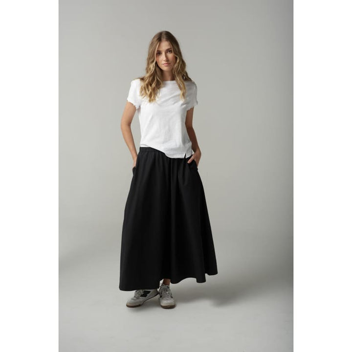 Full Maxi Skirt | Black C1564 Bottoms