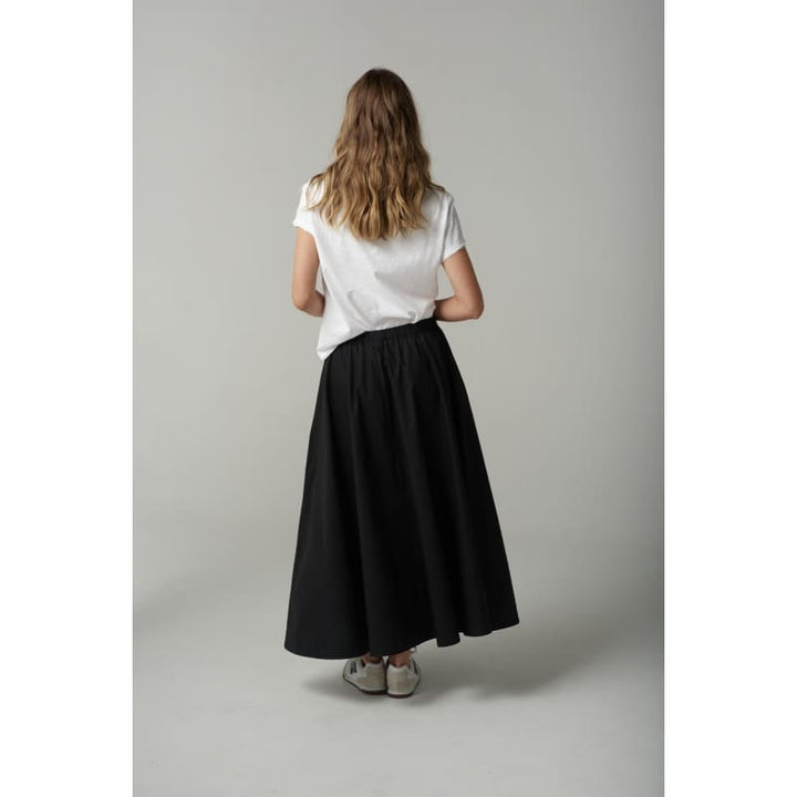 Full Maxi Skirt | Black C1564 Bottoms