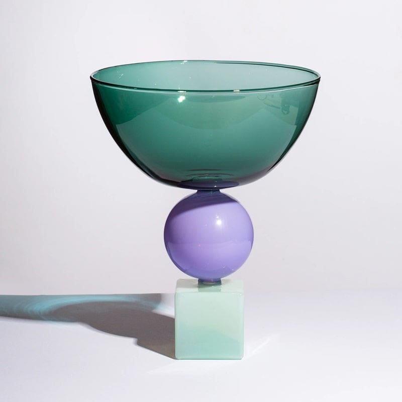 Geo Bowl | Teal + Lilac + Jade - Accessories