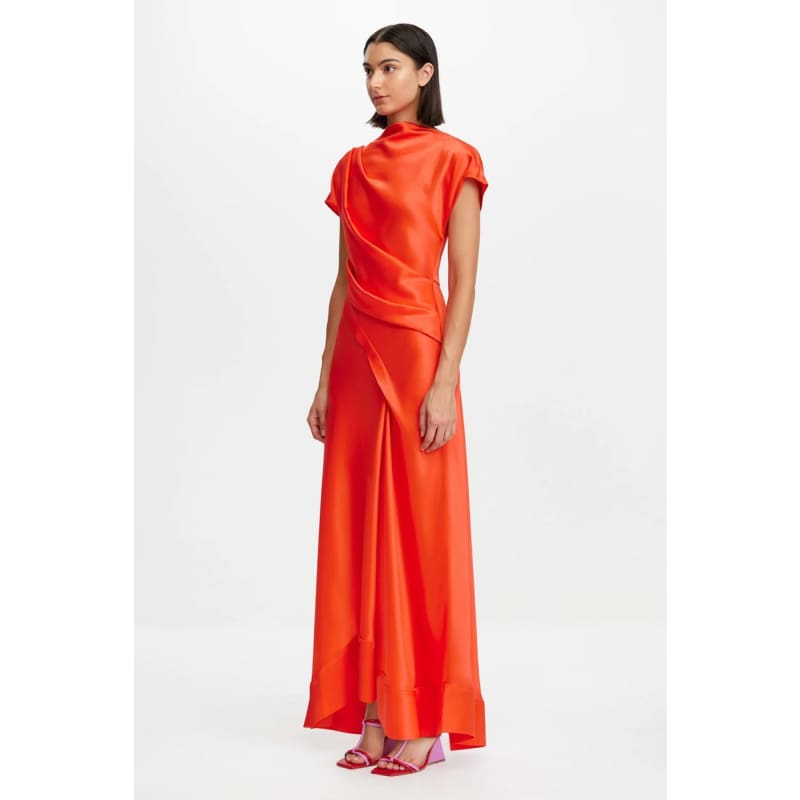 Glatton Maxi Dress | Rosso - Dress