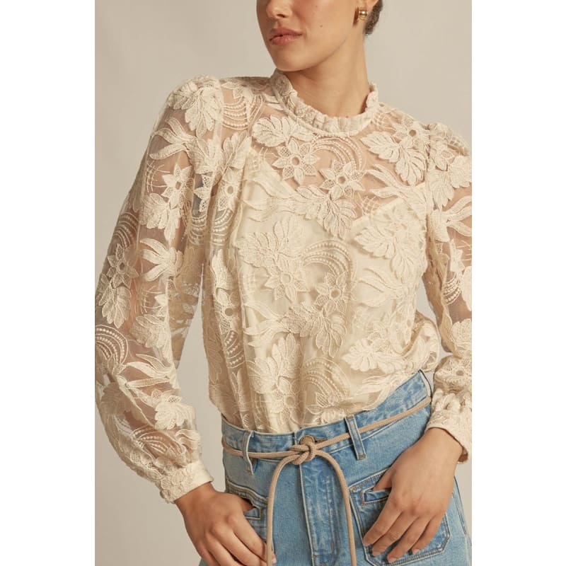 Glint Top | Ecru - Tops