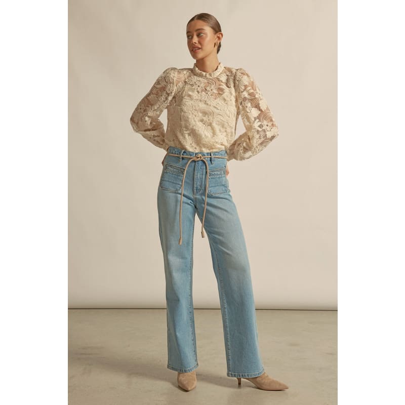 Glint Top | Ecru - Tops