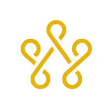 Gold interlocking hook design