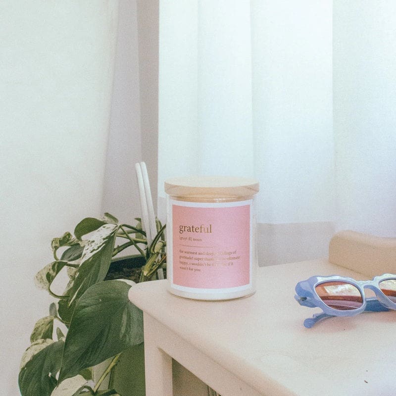 Goldie Dictionary Soul Candle | Grateful - Accessories