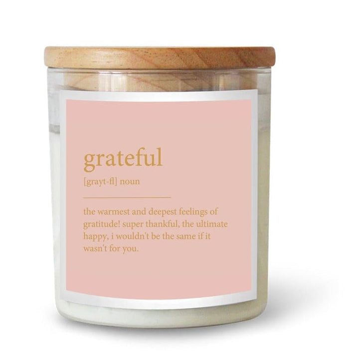 Goldie Dictionary Soul Candle | Grateful - Accessories