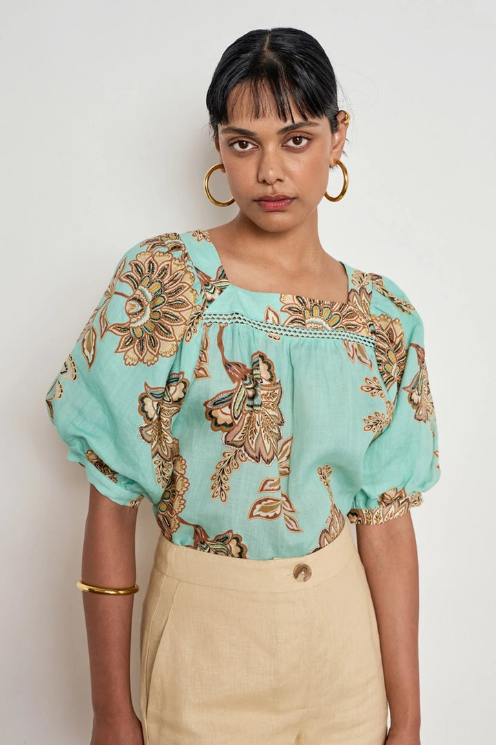 Grace Top | Mint Kgari