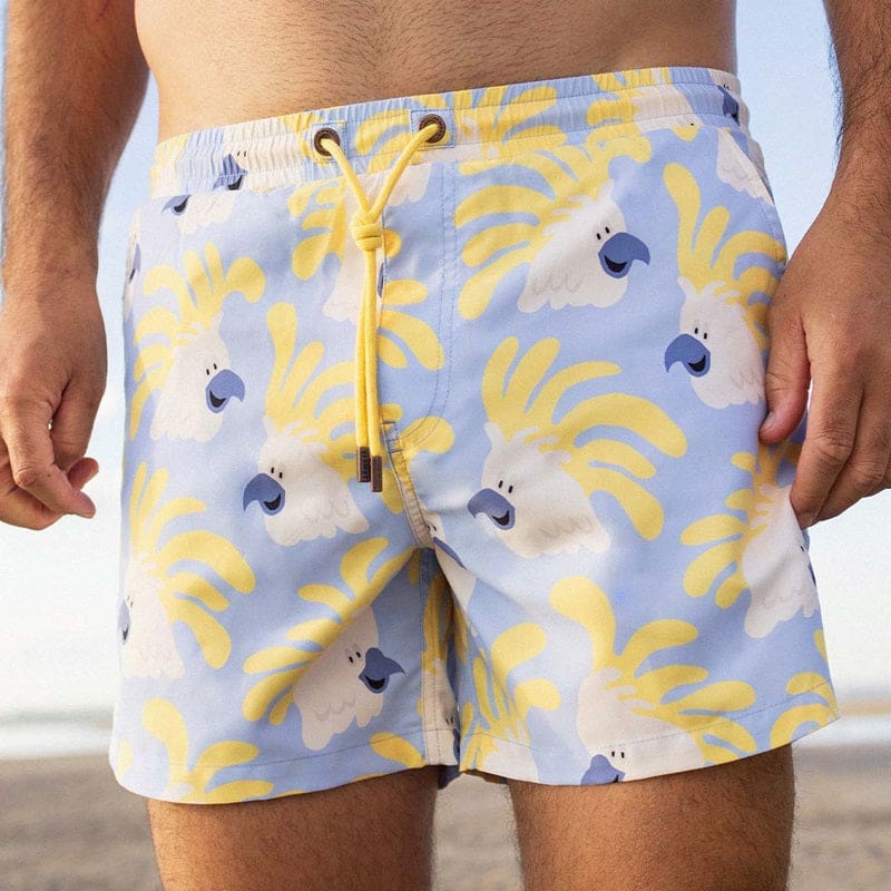 Happy Cocky Swim Shorts - Bottoms