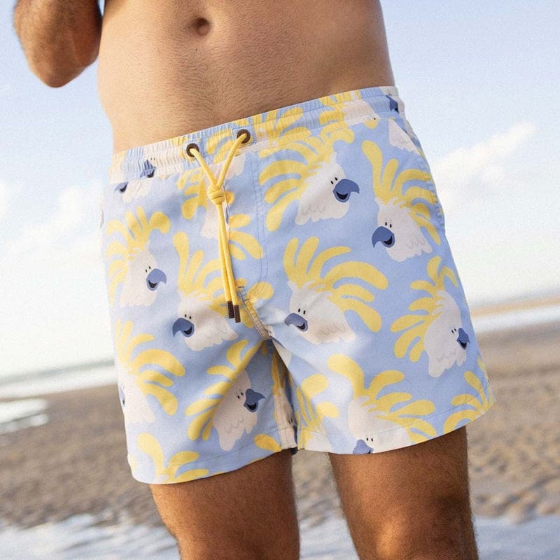 Happy Cocky Swim Shorts - Bottoms