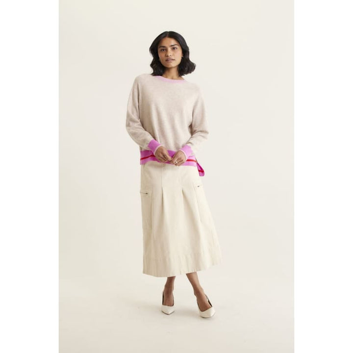 Harlem Sweater | Beige - Knitwear