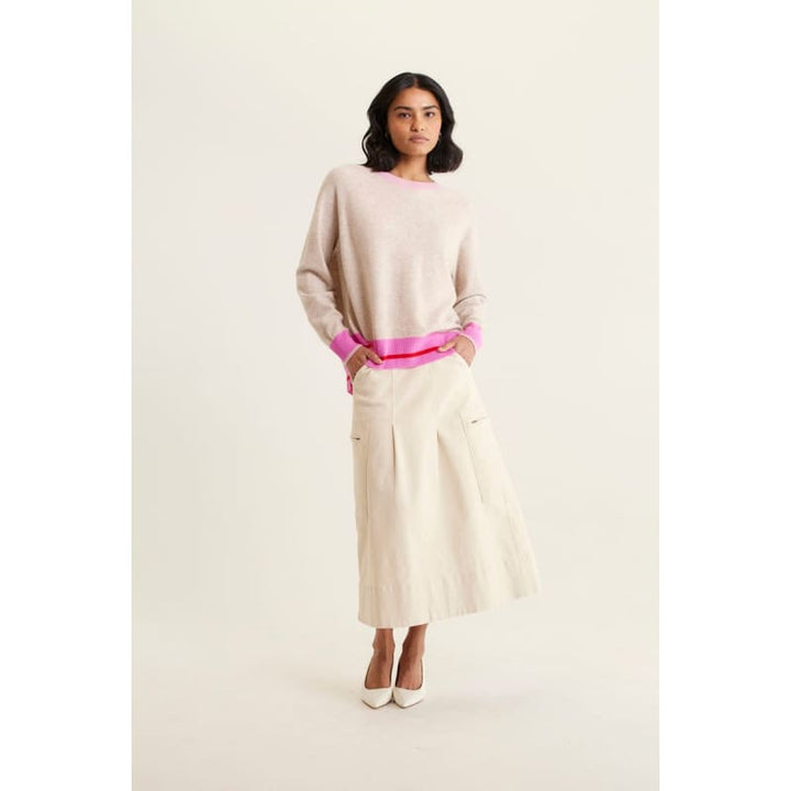 Harlem Sweater | Beige - Knitwear